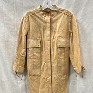 Tory Burch Women's leather Jacket Size 10